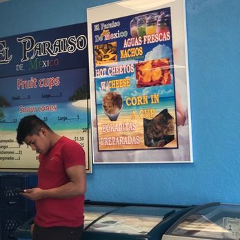 El Paraiso de Mexico - menu - Shaved Ice Near Me - San Antonio, Texas El Paraiso de Mexico - menu - Shaved Ice Near Me - San Antonio, Texas