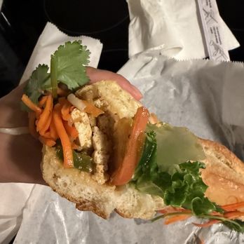 Saigon's Restaurant - Spicy lemongrass tofu banh mi - Vietnamese Near Me - Honolulu, Hawaii