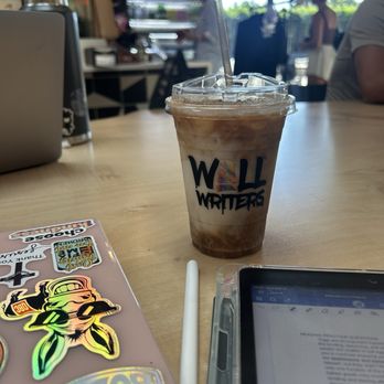 Wall Writers Coffee - Sugar free vanilla latte - Coffee & Tea Near Me - Irvine, California Wall Writers Coffee - Sugar free vanilla latte - Coffee & Tea Near Me - Irvine, California