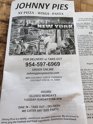 Johnny Pies NY Pizzeria by null