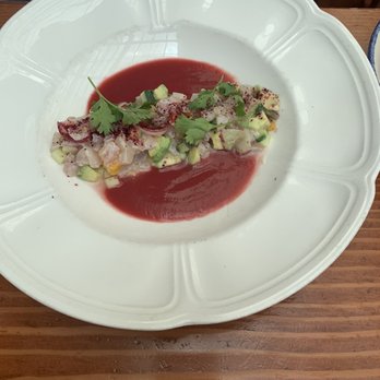 Cindy's Rooftop - Striped bass aguachile - New American Near Me - Chicago, Illinois Cindy's Rooftop - Striped bass aguachile - New American Near Me - Chicago, Illinois