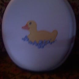 Rubber ducky toilet seat. Rubber ducky toilet seat.