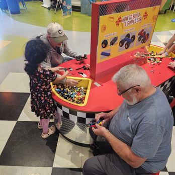 LEGOLAND Discovery Center - The whole family sat down and enjoyed time, making the cars - Kids Activities Near Me - Grapevine, Texas