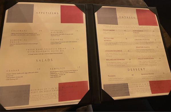 Menu photo 1 BV's Italian Kitchen Cottonwood, AZ