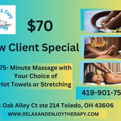 Relax & Enjoy Therapy - A Special for You to come Relax & Enjoy Your Well Needed & Deserved Relaxation