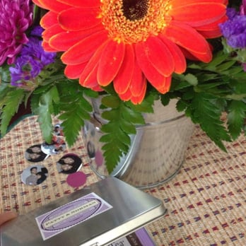 Dee's Flowers - Centerpiece and favor. Tin theme! - Florists Near Me - Valley village, California