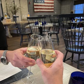Town Meeting Bistro - Champaign toast for the occasion. - New American Near Me - Lexington, Massachusetts