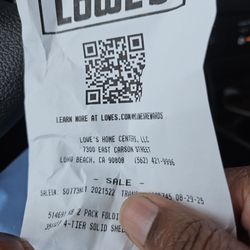 Lowe's Co - My great savings