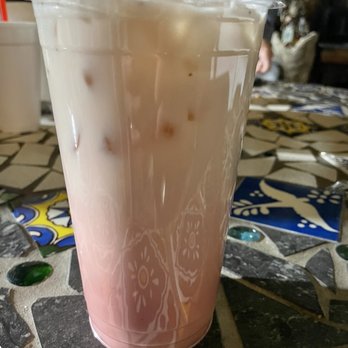 Tio's Tacos - Mixed Strawberry and coconut horchatas- amazing. - Mexican Near Me - Riverside, California Tio's Tacos - Mixed Strawberry and coconut horchatas- amazing. - Mexican Near Me - Riverside, California