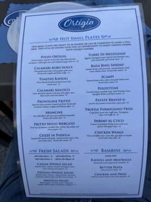 Menu photo 5 Ortigia Cucina & Bar Punta Gorda, FL Menu photo 5 Ortigia Cucina & Bar Punta Gorda, FL
