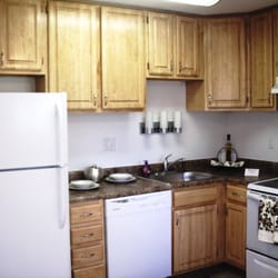 Rustic Village Apartments & Townhomes - Two Bedroom Apartment Kitchen