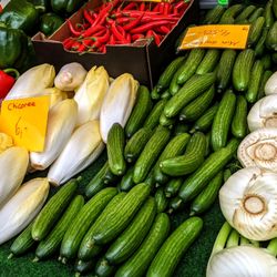 Wochenmarkt - Fresh vegetables at the market. v