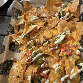 Brew City Grill - Skinny nachos - not dressed up!! - Burgers Near Me - Campbell, California