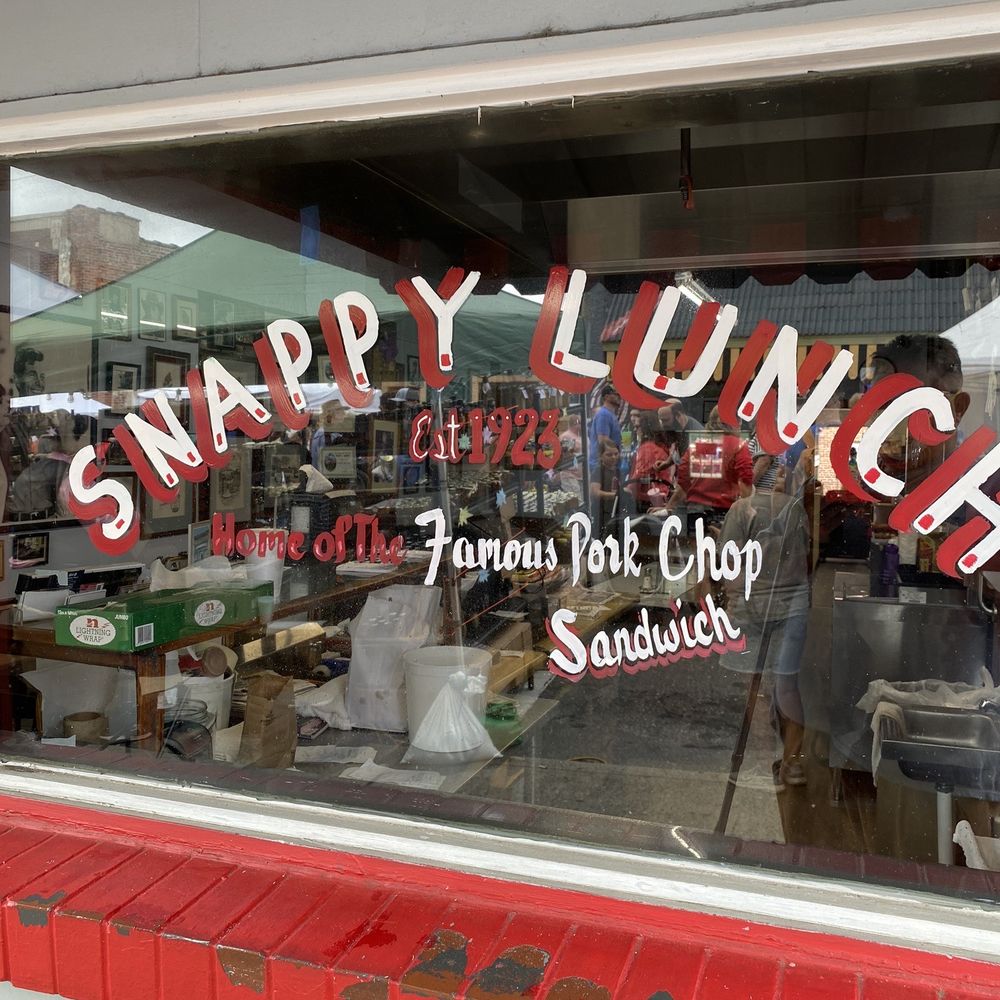 Snappy Lunch - Pic of snappy's window - Sandwiches Near Me - Mt Airy, North Carolina Snappy Lunch - Pic of snappy's window - Sandwiches Near Me - Mt Airy, North Carolina