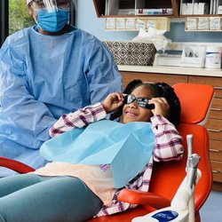 Scuba Smiles For Kids - Lil' Munchkin, getting her grill tune-up.