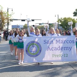 San Marcos Academy - SMA participating in the Veterans Day Parade in San Marcos