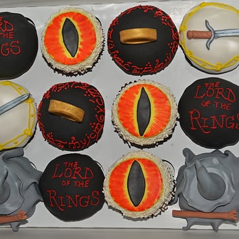 PinkaBella Cupcakes - Outstanding looking and great tasting cupcakes for a "Lord of the Rings" themed birthday. - Bakeries Near Me - Redmond, Washington