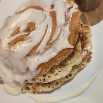 New York Pickle Deli - Cinnamon Roll Pancakes - extra icing - Delis Near Me - Rocky Hill, Connecticut New York Pickle Deli - Cinnamon Roll Pancakes - extra icing - Delis Near Me - Rocky Hill, Connecticut