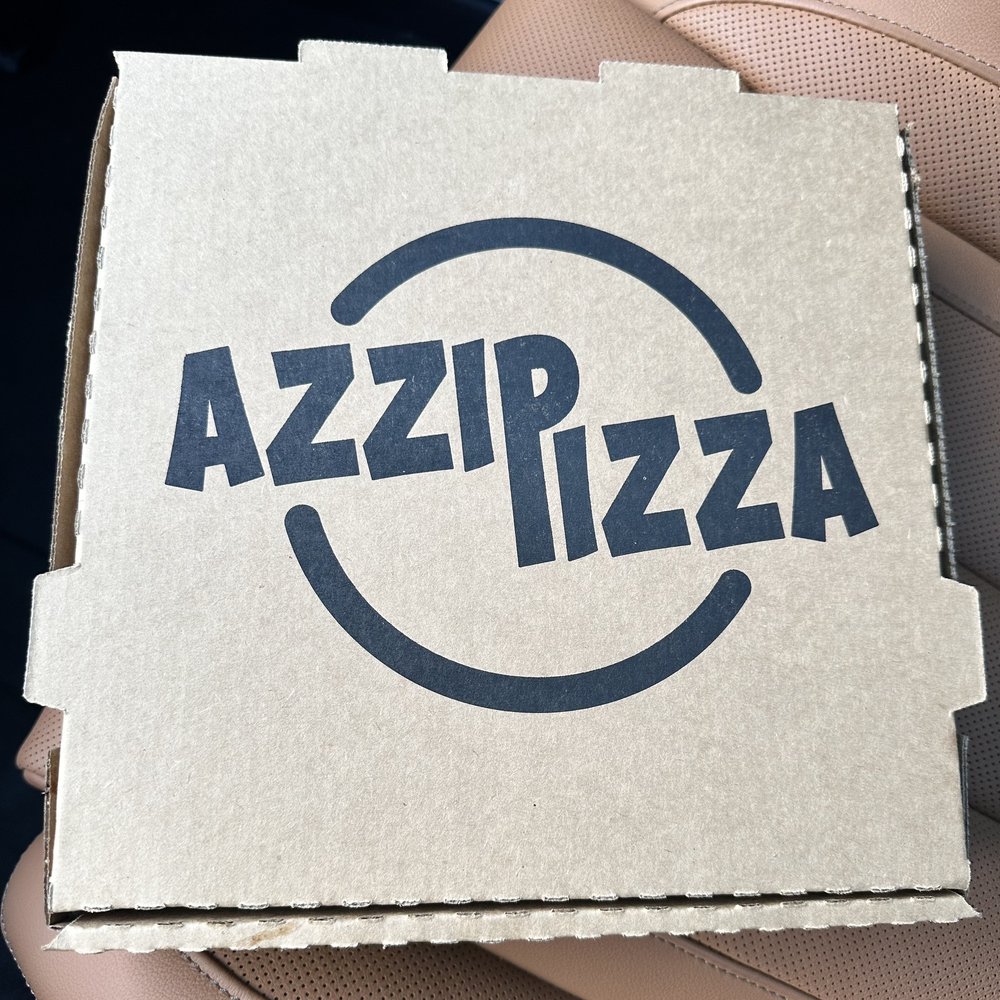 Azzip Pizza - a pizza box in the back of a car - Pizza Near Me - Indianapolis, Indiana Azzip Pizza - a pizza box in the back of a car - Pizza Near Me - Indianapolis, Indiana