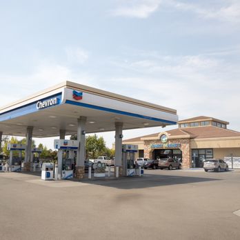 Chevron - Central Ave - a gas station with cars parked in front of it - Gas Stations Near Me - Montclair, California