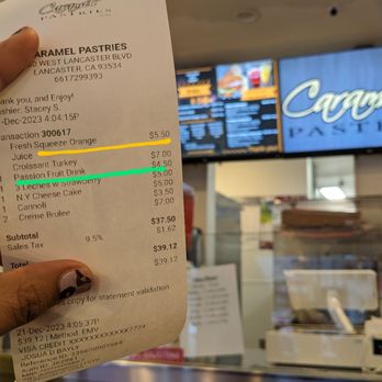 Caramel Pastries - Charging a whole extra dollar with no explanation. - Bakeries Near Me - Lancaster, California Caramel Pastries - Charging a whole extra dollar with no explanation. - Bakeries Near Me - Lancaster, California