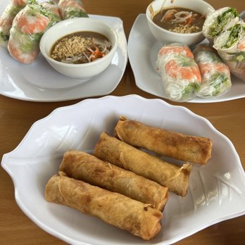 Pho BG - Had some spring rolls and shrimp salad rolls! - Vegetarian Near Me - Battle Ground, Washington