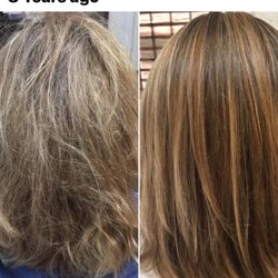 Charles Kendal Salon - Before and after smoothing
