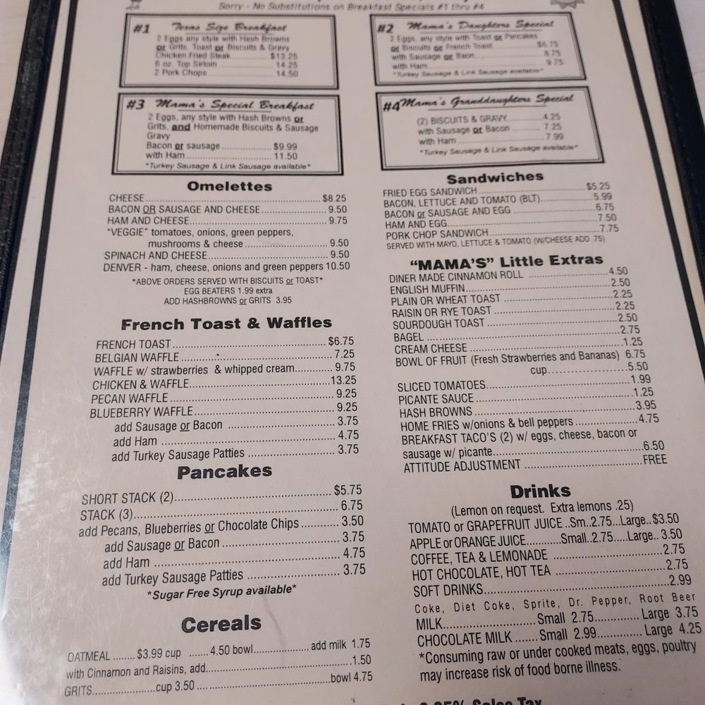 Mama's Daughters' Diner - enu and prices - Diners Near Me - Irving, Texas Mama's Daughters' Diner - enu and prices - Diners Near Me - Irving, Texas