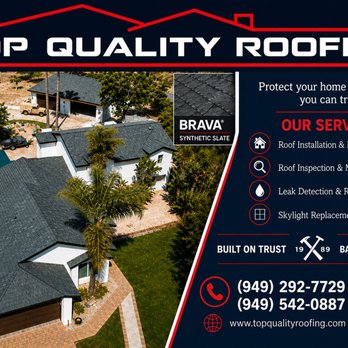 Top Quality Roofing - Roofing Near Me - San Clemente, California Top Quality Roofing - Roofing Near Me - San Clemente, California