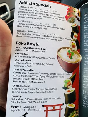 Menu photo 4 Sushi Addicts Fort Lauderdale, FL Menu photo 4 Sushi Addicts Fort Lauderdale, FL