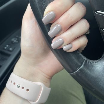White Lotus Salon - Gorgeous short coffin acrylics by Sunny - Nail Salons Near Me - Seattle, Washington White Lotus Salon - Gorgeous short coffin acrylics by Sunny - Nail Salons Near Me - Seattle, Washington