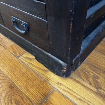 Super Painters - Antique Japanese Kitchen cabinet. Entire corner broke. I pushed the piece back, but it's damaged and they said nothing. - Painters Near Me - Denver, Colorado Super Painters - Antique Japanese Kitchen cabinet. Entire corner broke. I pushed the piece back, but it's damaged and they said nothing. - Painters Near Me - Denver, Colorado