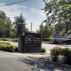 Community Health Center - Sign in front.