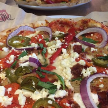 MOD Pizza - The "Salvatore" with ton of extra toppings, amazing! - Pizza Near Me - Cypress, Texas MOD Pizza - The "Salvatore" with ton of extra toppings, amazing! - Pizza Near Me - Cypress, Texas