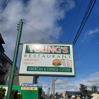 Young's Restaurant - The sign - Chinese Near Me - Seattle, Washington Young's Restaurant - The sign - Chinese Near Me - Seattle, Washington