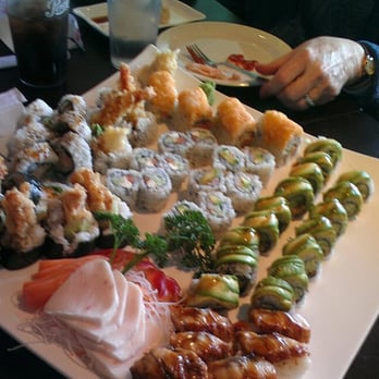 Sushi Palace - Our Starter Platter of Sushi and Sashimi. Fresh and Delicious with more on the way. - Japanese Near Me - Yonkers, New York Sushi Palace - Our Starter Platter of Sushi and Sashimi. Fresh and Delicious with more on the way. - Japanese Near Me - Yonkers, New York