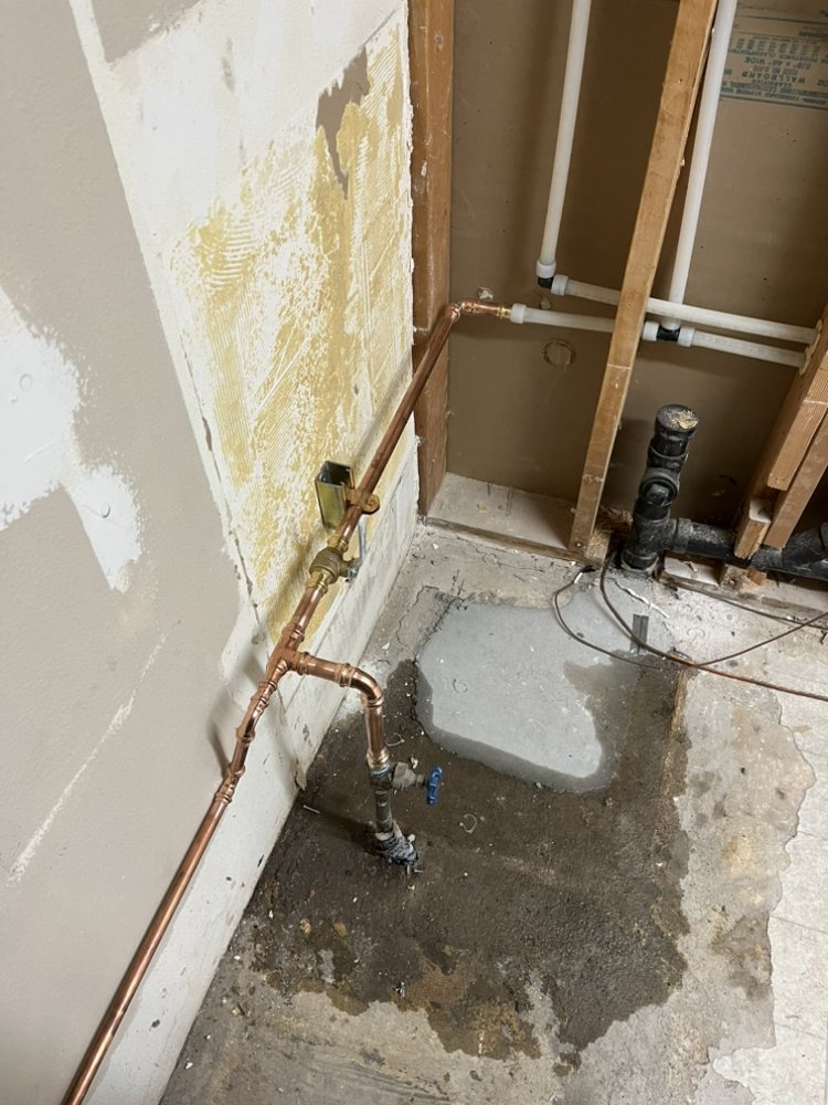 Slide of Backed Up Plumbing