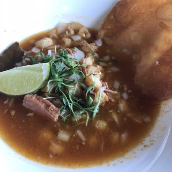 Craft House - Pozole was delicious but portion a bit small than other items on brunch menu - New American Near Me - Dana Point, California