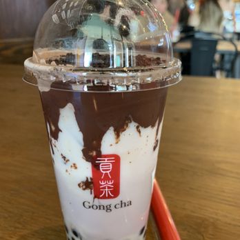 Gong Cha - Chocolate taro - Bubble Tea Near Me - Houston, Texas Gong Cha - Chocolate taro - Bubble Tea Near Me - Houston, Texas