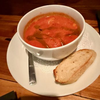 Pane Vino Osteria - Tomato Basil Soup - Italian Near Me - Dallas, Texas