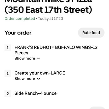 Mountain Mike's Pizza - Receipt - Pizza Near Me - Costa Mesa, California Mountain Mike's Pizza - Receipt - Pizza Near Me - Costa Mesa, California