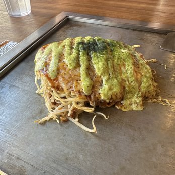 Chinchikurin - Basil and cheese okonomiyaki - Japanese Near Me - Los Angeles, California Chinchikurin - Basil and cheese okonomiyaki - Japanese Near Me - Los Angeles, California