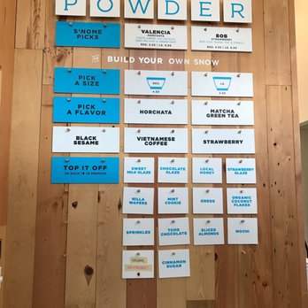 Powder - The menu inside - Desserts Near Me - San Francisco, California Powder - The menu inside - Desserts Near Me - San Francisco, California