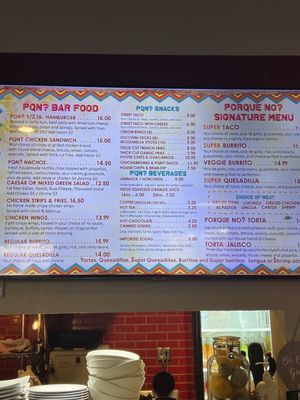 Menu photo 5 Porque No? Tacos San Leandro, CA