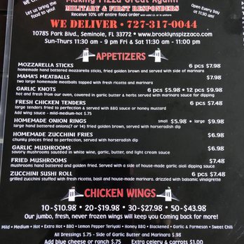 Brooklyn Pizza - Pizza Near Me - Seminole, Florida Brooklyn Pizza - Pizza Near Me - Seminole, Florida