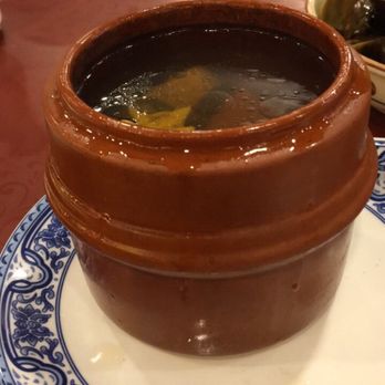 Congee Village - Soup served in a cute little cup/bowl (soup of the day) - Cantonese Near Me - Flushing, New York