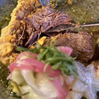 Bokaguá - Jjajand braised Short ribs over plantain purée - Asian Fusion Near Me - Bronx, New York
