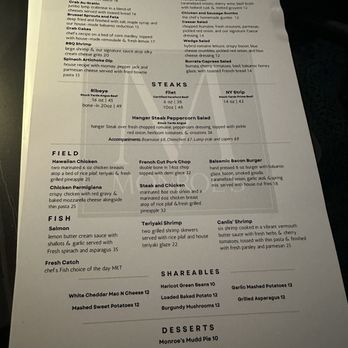 Monroe’s - The menu - Desserts Near Me - Monroe, Louisiana