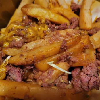 J B Burgers - Uncooked fries and meat - Burgers Near Me - La Puente, California J B Burgers - Uncooked fries and meat - Burgers Near Me - La Puente, California