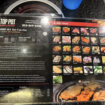 Top Pot KBBQ- Cincinnati - Korean BBQ menu - Korean Near Me - Sharonville, Ohio